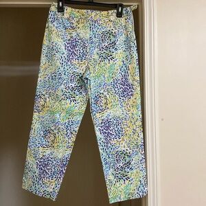 Ladies multi color capris